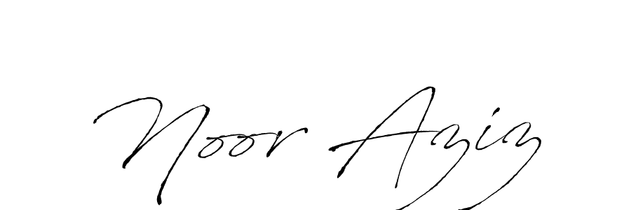 You can use this online signature creator to create a handwritten signature for the name Noor Aziz. This is the best online autograph maker. Noor Aziz signature style 6 images and pictures png