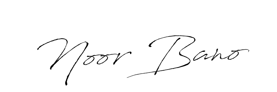 Design your own signature with our free online signature maker. With this signature software, you can create a handwritten (Antro_Vectra) signature for name Noor Bano. Noor Bano signature style 6 images and pictures png