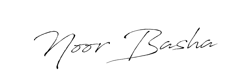 Noor Basha stylish signature style. Best Handwritten Sign (Antro_Vectra) for my name. Handwritten Signature Collection Ideas for my name Noor Basha. Noor Basha signature style 6 images and pictures png