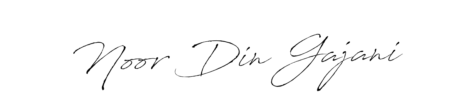 Also You can easily find your signature by using the search form. We will create Noor Din Gajani name handwritten signature images for you free of cost using Antro_Vectra sign style. Noor Din Gajani signature style 6 images and pictures png
