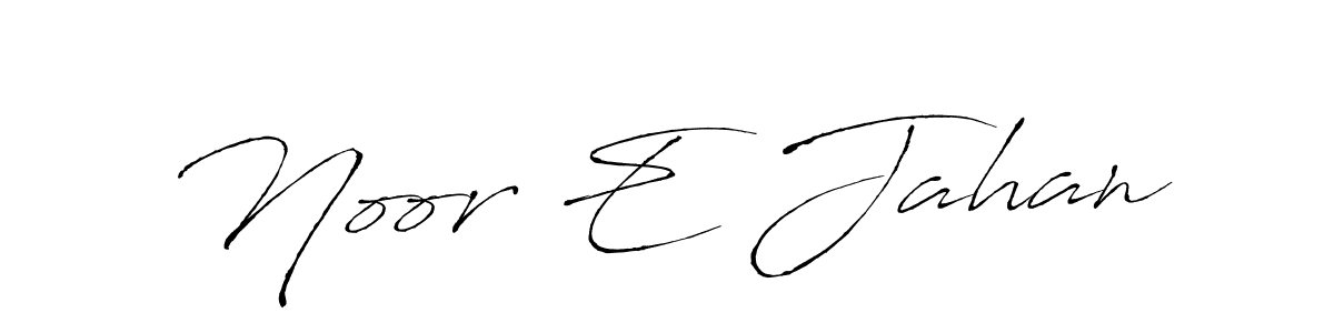 Create a beautiful signature design for name Noor E Jahan. With this signature (Antro_Vectra) fonts, you can make a handwritten signature for free. Noor E Jahan signature style 6 images and pictures png