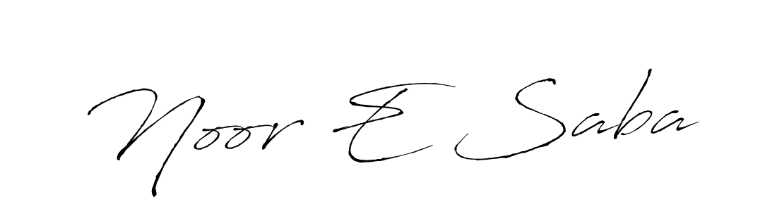 You should practise on your own different ways (Antro_Vectra) to write your name (Noor E Saba) in signature. don't let someone else do it for you. Noor E Saba signature style 6 images and pictures png