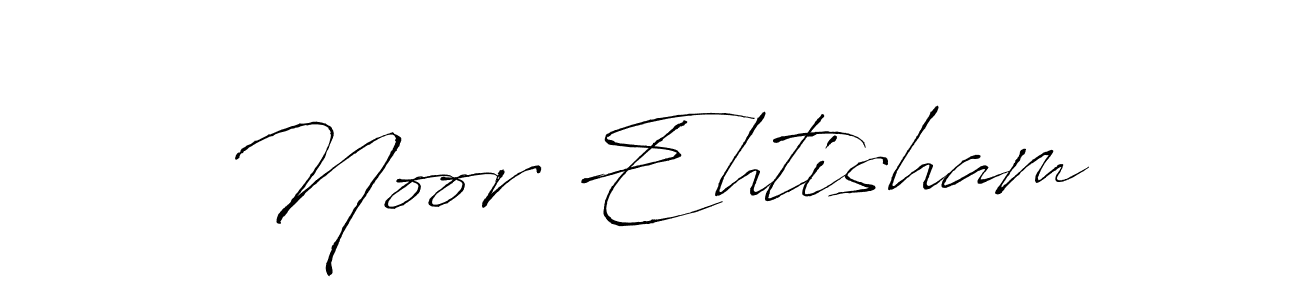 How to make Noor Ehtisham name signature. Use Antro_Vectra style for creating short signs online. This is the latest handwritten sign. Noor Ehtisham signature style 6 images and pictures png