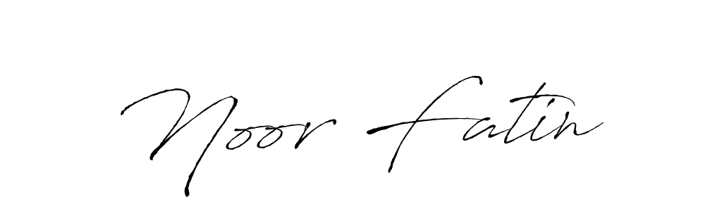 How to make Noor Fatin name signature. Use Antro_Vectra style for creating short signs online. This is the latest handwritten sign. Noor Fatin signature style 6 images and pictures png