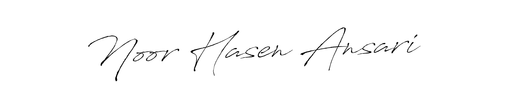 if you are searching for the best signature style for your name Noor Hasen Ansari. so please give up your signature search. here we have designed multiple signature styles  using Antro_Vectra. Noor Hasen Ansari signature style 6 images and pictures png