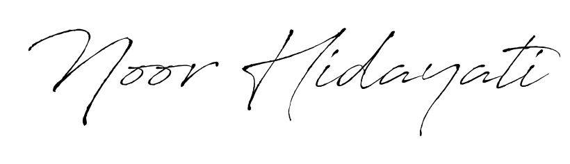 Transform the name Noor Hidayati into a signature masterpiece using Antro_Vectra font. Ideal for photographers, artists, and creators looking for watermarks. Noor Hidayati signature style 6 images and pictures png