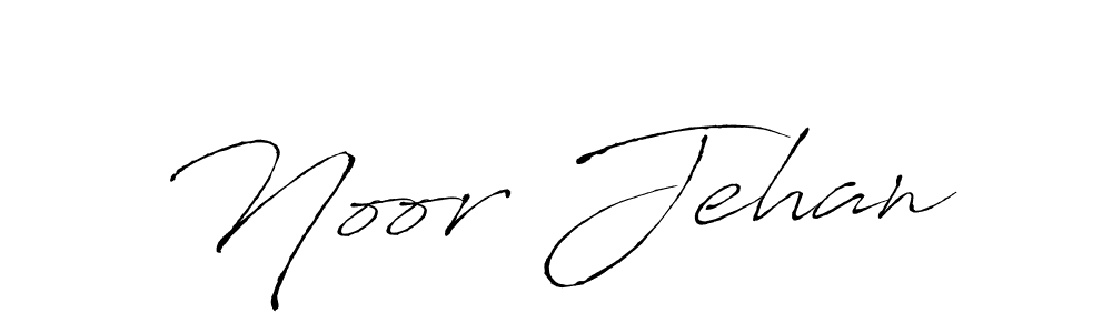 Make a beautiful signature design for name Noor Jehan. With this signature (Antro_Vectra) style, you can create a handwritten signature for free. Noor Jehan signature style 6 images and pictures png