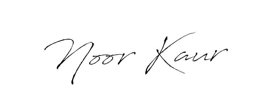 Noor Kaur stylish signature style. Best Handwritten Sign (Antro_Vectra) for my name. Handwritten Signature Collection Ideas for my name Noor Kaur. Noor Kaur signature style 6 images and pictures png