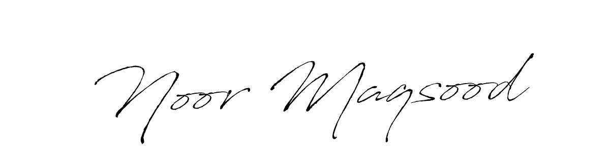 Make a beautiful signature design for name Noor Maqsood. Use this online signature maker to create a handwritten signature for free. Noor Maqsood signature style 6 images and pictures png
