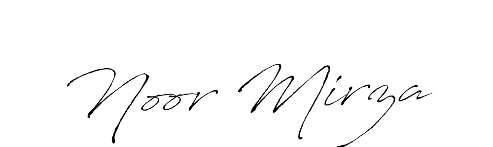 Also we have Noor Mirza name is the best signature style. Create professional handwritten signature collection using Antro_Vectra autograph style. Noor Mirza signature style 6 images and pictures png