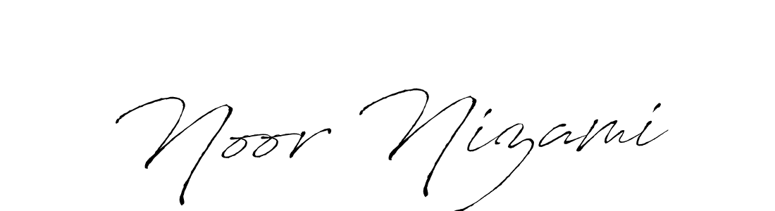 How to make Noor Nizami signature? Antro_Vectra is a professional autograph style. Create handwritten signature for Noor Nizami name. Noor Nizami signature style 6 images and pictures png