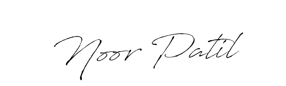 Also we have Noor Patil name is the best signature style. Create professional handwritten signature collection using Antro_Vectra autograph style. Noor Patil signature style 6 images and pictures png