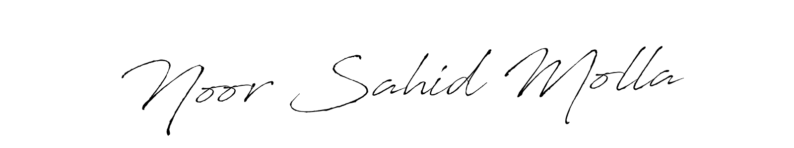 Noor Sahid Molla stylish signature style. Best Handwritten Sign (Antro_Vectra) for my name. Handwritten Signature Collection Ideas for my name Noor Sahid Molla. Noor Sahid Molla signature style 6 images and pictures png