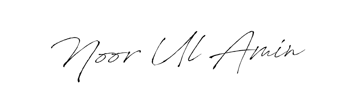 Design your own signature with our free online signature maker. With this signature software, you can create a handwritten (Antro_Vectra) signature for name Noor Ul Amin. Noor Ul Amin signature style 6 images and pictures png