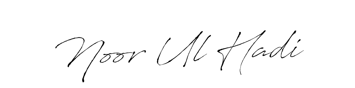 You can use this online signature creator to create a handwritten signature for the name Noor Ul Hadi. This is the best online autograph maker. Noor Ul Hadi signature style 6 images and pictures png