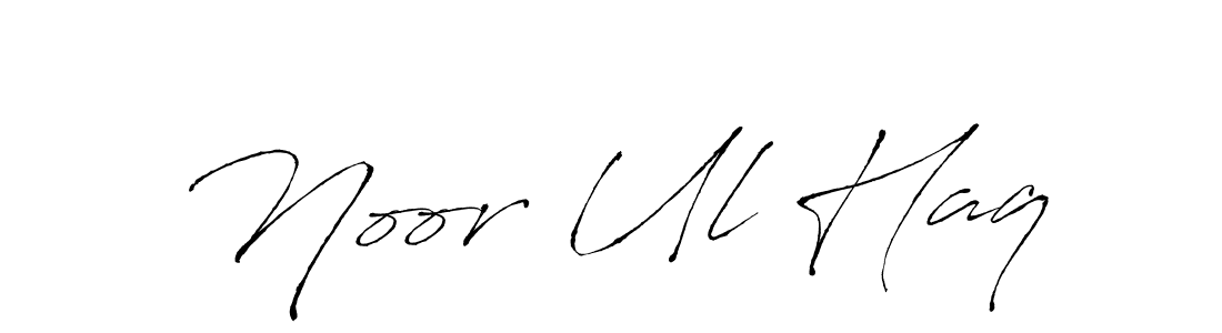 Noor Ul Haq stylish signature style. Best Handwritten Sign (Antro_Vectra) for my name. Handwritten Signature Collection Ideas for my name Noor Ul Haq. Noor Ul Haq signature style 6 images and pictures png