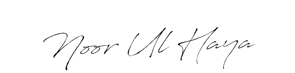 Design your own signature with our free online signature maker. With this signature software, you can create a handwritten (Antro_Vectra) signature for name Noor Ul Haya. Noor Ul Haya signature style 6 images and pictures png