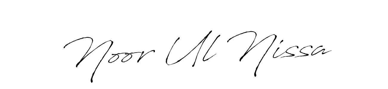 It looks lik you need a new signature style for name Noor Ul Nissa. Design unique handwritten (Antro_Vectra) signature with our free signature maker in just a few clicks. Noor Ul Nissa signature style 6 images and pictures png