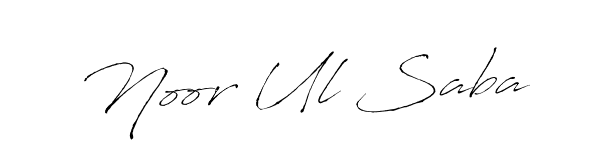 if you are searching for the best signature style for your name Noor Ul Saba. so please give up your signature search. here we have designed multiple signature styles  using Antro_Vectra. Noor Ul Saba signature style 6 images and pictures png
