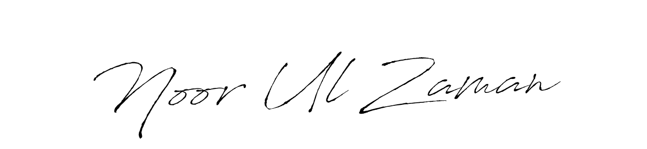 Design your own signature with our free online signature maker. With this signature software, you can create a handwritten (Antro_Vectra) signature for name Noor Ul Zaman. Noor Ul Zaman signature style 6 images and pictures png