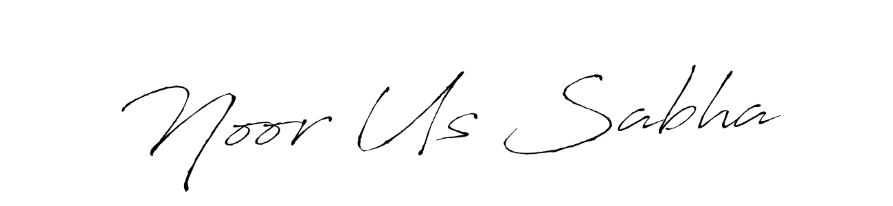 Create a beautiful signature design for name Noor Us Sabha. With this signature (Antro_Vectra) fonts, you can make a handwritten signature for free. Noor Us Sabha signature style 6 images and pictures png