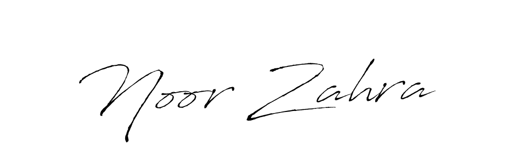 Noor Zahra stylish signature style. Best Handwritten Sign (Antro_Vectra) for my name. Handwritten Signature Collection Ideas for my name Noor Zahra. Noor Zahra signature style 6 images and pictures png