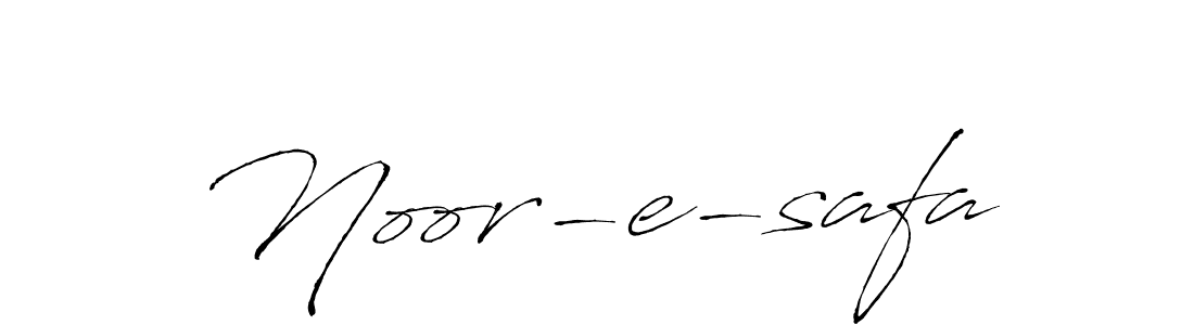 It looks lik you need a new signature style for name Noor-e-safa. Design unique handwritten (Antro_Vectra) signature with our free signature maker in just a few clicks. Noor-e-safa signature style 6 images and pictures png