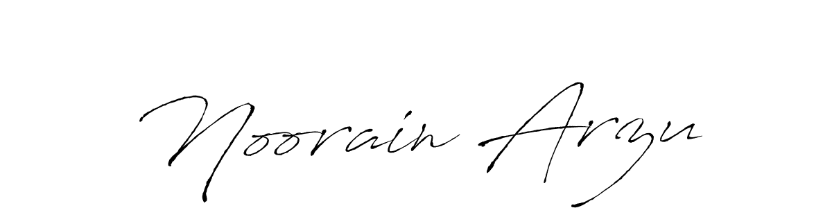 Make a beautiful signature design for name Noorain Arzu. Use this online signature maker to create a handwritten signature for free. Noorain Arzu signature style 6 images and pictures png