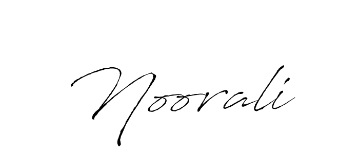 Use a signature maker to create a handwritten signature online. With this signature software, you can design (Antro_Vectra) your own signature for name Noorali. Noorali signature style 6 images and pictures png