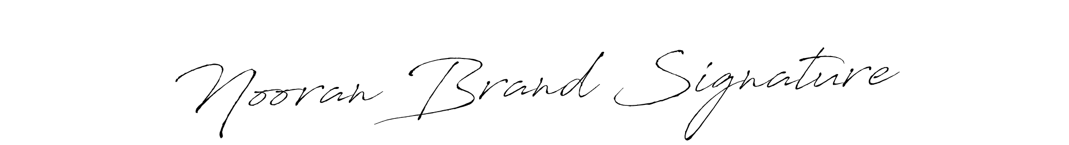 Create a beautiful signature design for name Nooran Brand Signature. With this signature (Antro_Vectra) fonts, you can make a handwritten signature for free. Nooran Brand Signature signature style 6 images and pictures png