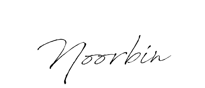 How to make Noorbin signature? Antro_Vectra is a professional autograph style. Create handwritten signature for Noorbin name. Noorbin signature style 6 images and pictures png