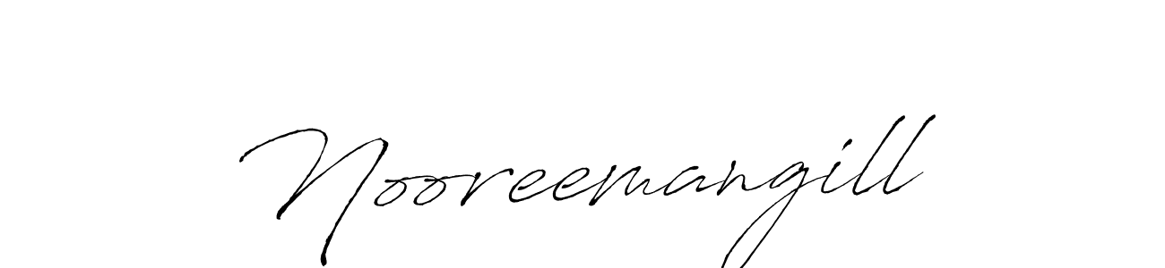 It looks lik you need a new signature style for name Nooreemangill. Design unique handwritten (Antro_Vectra) signature with our free signature maker in just a few clicks. Nooreemangill signature style 6 images and pictures png