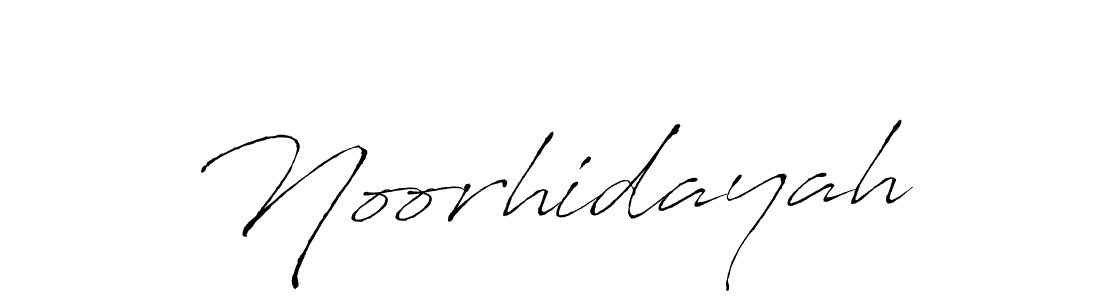 Antro_Vectra is a professional signature style that is perfect for those who want to add a touch of class to their signature. It is also a great choice for those who want to make their signature more unique. Get Noorhidayah name to fancy signature for free. Noorhidayah signature style 6 images and pictures png