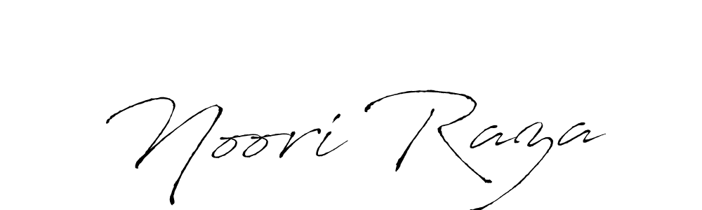 Design your own signature with our free online signature maker. With this signature software, you can create a handwritten (Antro_Vectra) signature for name Noori Raza. Noori Raza signature style 6 images and pictures png