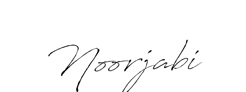 Create a beautiful signature design for name Noorjabi. With this signature (Antro_Vectra) fonts, you can make a handwritten signature for free. Noorjabi signature style 6 images and pictures png