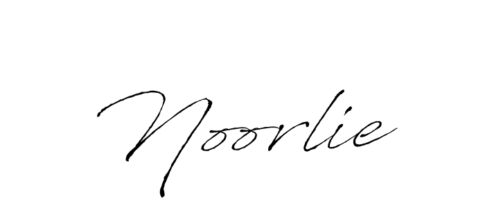 Use a signature maker to create a handwritten signature online. With this signature software, you can design (Antro_Vectra) your own signature for name Noorlie. Noorlie signature style 6 images and pictures png