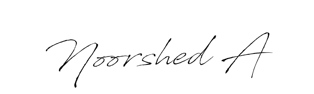 Make a beautiful signature design for name Noorshed A. Use this online signature maker to create a handwritten signature for free. Noorshed A signature style 6 images and pictures png