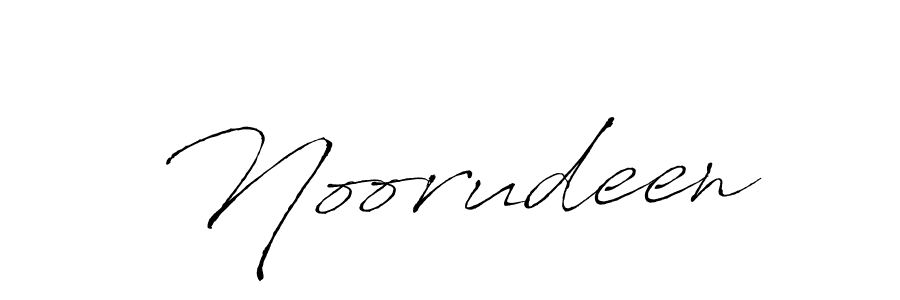 Make a beautiful signature design for name Noorudeen. With this signature (Antro_Vectra) style, you can create a handwritten signature for free. Noorudeen signature style 6 images and pictures png