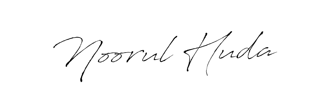 Design your own signature with our free online signature maker. With this signature software, you can create a handwritten (Antro_Vectra) signature for name Noorul Huda. Noorul Huda signature style 6 images and pictures png