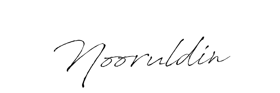 How to make Nooruldin signature? Antro_Vectra is a professional autograph style. Create handwritten signature for Nooruldin name. Nooruldin signature style 6 images and pictures png