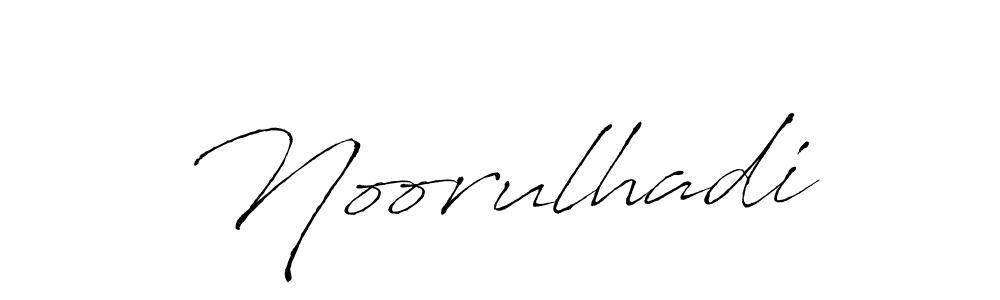 Use a signature maker to create a handwritten signature online. With this signature software, you can design (Antro_Vectra) your own signature for name Noorulhadi. Noorulhadi signature style 6 images and pictures png