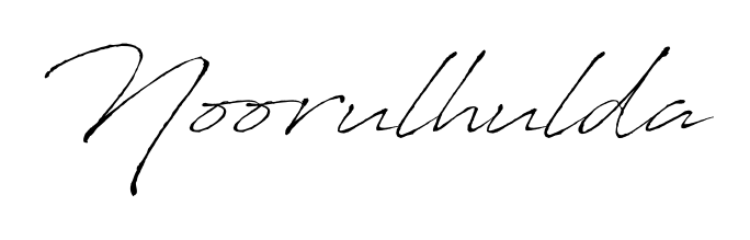 The best way (Antro_Vectra) to make a short signature is to pick only two or three words in your name. For converting this name Noorulhulda. Noorulhulda signature style 6 images and pictures png