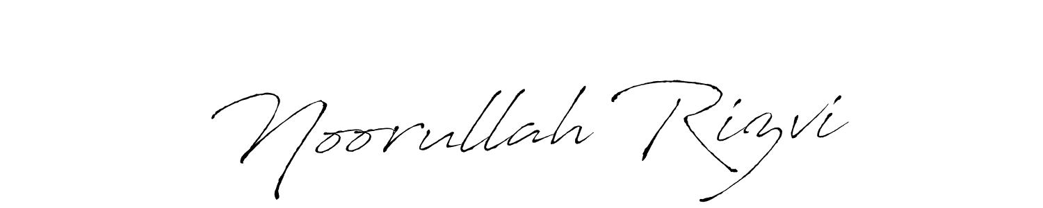 Use a signature maker to create a handwritten signature online. With this signature software, you can design (Antro_Vectra) your own signature for name Noorullah Rizvi. Noorullah Rizvi signature style 6 images and pictures png