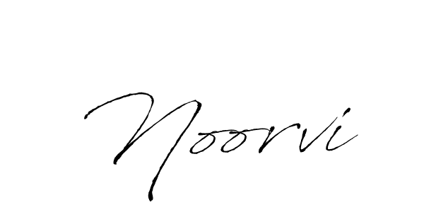 Design your own signature with our free online signature maker. With this signature software, you can create a handwritten (Antro_Vectra) signature for name Noorvi. Noorvi signature style 6 images and pictures png