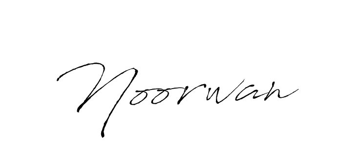 Design your own signature with our free online signature maker. With this signature software, you can create a handwritten (Antro_Vectra) signature for name Noorwan. Noorwan signature style 6 images and pictures png