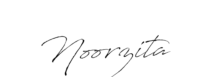 Noorzita stylish signature style. Best Handwritten Sign (Antro_Vectra) for my name. Handwritten Signature Collection Ideas for my name Noorzita. Noorzita signature style 6 images and pictures png