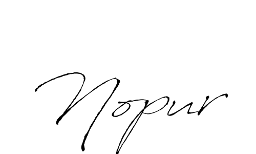 Nopur stylish signature style. Best Handwritten Sign (Antro_Vectra) for my name. Handwritten Signature Collection Ideas for my name Nopur. Nopur signature style 6 images and pictures png