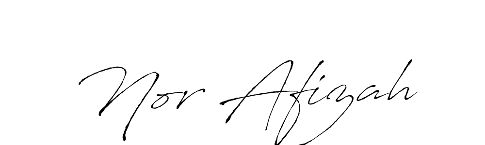 Make a beautiful signature design for name Nor Afizah. Use this online signature maker to create a handwritten signature for free. Nor Afizah signature style 6 images and pictures png