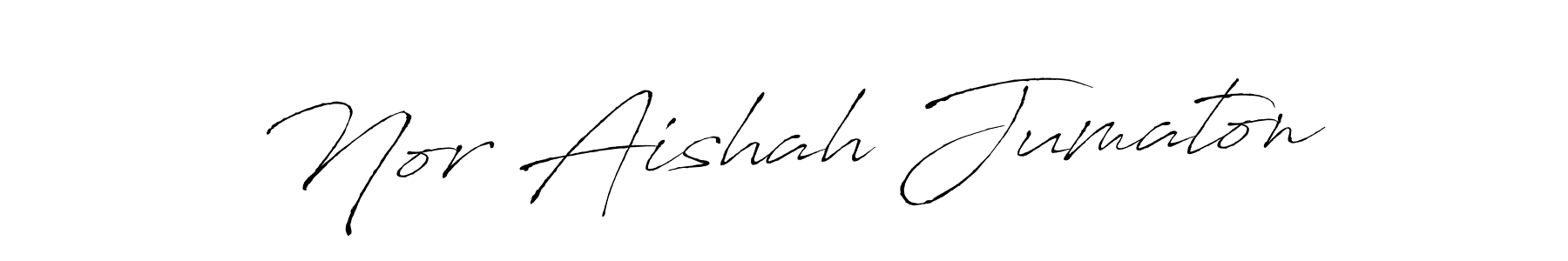 Similarly Antro_Vectra is the best handwritten signature design. Signature creator online .You can use it as an online autograph creator for name Nor Aishah Jumaton. Nor Aishah Jumaton signature style 6 images and pictures png