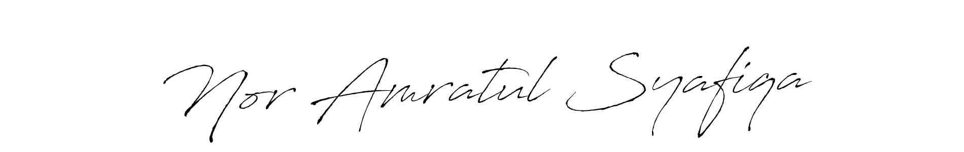You should practise on your own different ways (Antro_Vectra) to write your name (Nor Amratul Syafiqa) in signature. don't let someone else do it for you. Nor Amratul Syafiqa signature style 6 images and pictures png